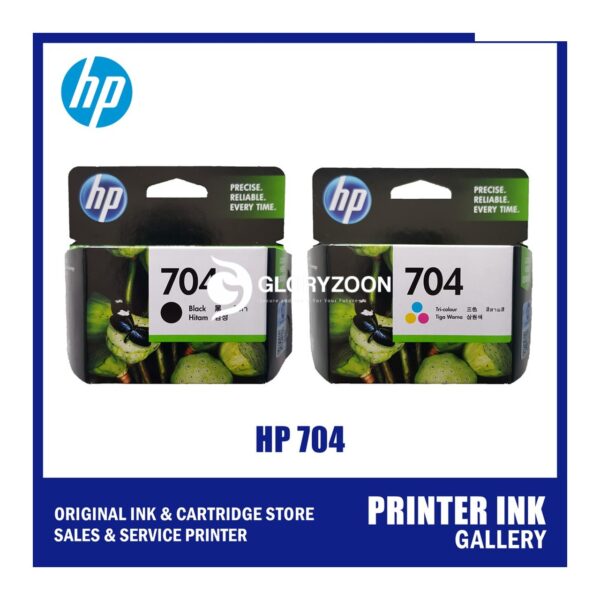 Cartridge HP 704 Black Color Original
